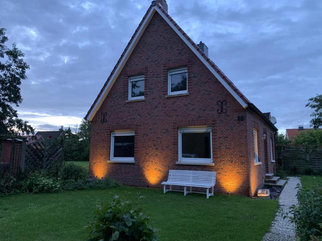 Neu! Schickes Und Modernes Ferienhaus Ant Zingel Krummhörn Eksteriør billede